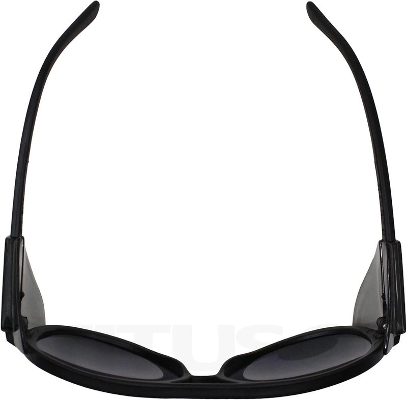 Titus G35 Retro Aviator Z87 Sunglasses Eye Protection w/Side Shield Motorcycle Shooting DOT ANSI CE Approved Safety Glasses - Image 5